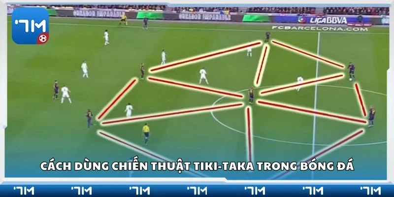 Cách dùng chiến thuật tiki-taka trong bóng đá