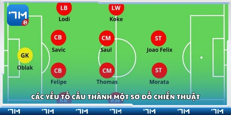 Yếu tố cấu thành một sơ đồ chiến thuật